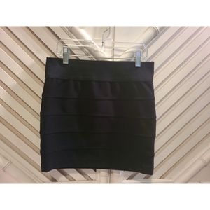 Charlotte Russe Black Mini Pencil Skirt